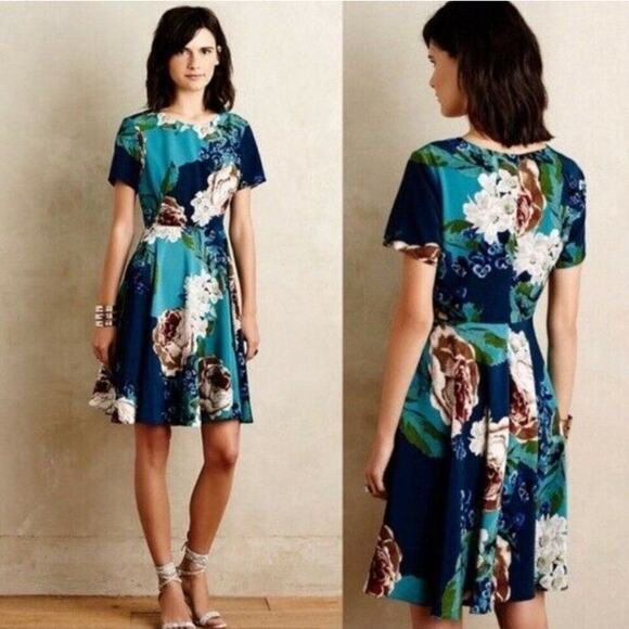 Corey Lynn Calter Women's Floral Paeonia Dress Size 0 Sheath Floral Romantic - Picture 1 of 11